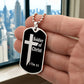 Soldier of Christ 2 Tim 2 3 Necklace Dog Tag Stainless Steel or 18k Gold w 24" Chain-Express Your Love Gifts