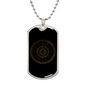 Zodiac Signs Zodiac Necklace Stainless Steel or 18k Gold Dog Tag 24" Chain-Express Your Love Gifts