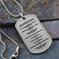 Ten Commandments German 10 Gebote Halskette Necklace Dog Tag Stainless Steel or 18k Gold w 24" Chain-Express Your Love Gifts