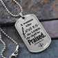 Proverbs 31 Woman of God Necklace Dog Tag Stainless Steel or 18k Gold w 24" Chain-Express Your Love Gifts
