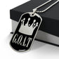 GOAT Greatest of All Time Necklace Dog Tag Stainless Steel or 18k Gold w 24"Chain-Express Your Love Gifts