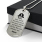 Feuerwehrmann German Firefighter Prayer Necklace Stainless Steel or 18k Gold Dog Tag 24" Chain-Express Your Love Gifts