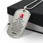 Dispatcher's Prayer Necklace Stainless Steel or 18k Gold Dog Tag 24" Chain-Express Your Love Gifts