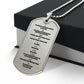 Ten Commandments Polish Przykazań Bożych Necklace Dog Tag Stainless Steel or 18k Gold w 24" Chain-Express Your Love Gifts