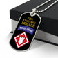 20th Engineer Brigade Necklace Dog Tag Stainless Steel or 18k Gold 24" Chain-Express Your Love Gifts