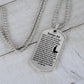 Psalm 23 Portuguese Salmo 23 Necklace Dog Tag Stainless Steel or 18k Gold w 24" Chain-Express Your Love Gifts