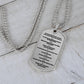 Ten Commandments German 10 Gebote Halskette Necklace Dog Tag Stainless Steel or 18k Gold w 24" Chain-Express Your Love Gifts