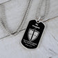 Isaiah 54:17 No Weapon Necklace Dog Tag Stainless Steel or 18k Gold w 24" Chain-Express Your Love Gifts