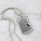Psalm 23 Polish Psalm Dawida Necklace Dog Tag Stainless Steel or 18k Gold w 24" Chain-Express Your Love Gifts