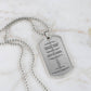 Ten Commandments Chinese Necklace Dog Tag Stainless Steel or 18k Gold w 24" Chain-Express Your Love Gifts