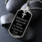 Born of God 1 John 51 Necklace Stainless Steel or 18k Gold Dog Tag W 24"-Express Your Love Gifts