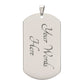 Ten Commandments Chinese Necklace Dog Tag Stainless Steel or 18k Gold w 24" Chain-Express Your Love Gifts