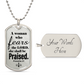 Proverbs 31 Woman of God Necklace Dog Tag Stainless Steel or 18k Gold w 24" Chain-Express Your Love Gifts