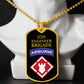 20th Engineer Brigade Necklace Dog Tag Stainless Steel or 18k Gold 24" Chain-Express Your Love Gifts