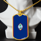 Custom Design Dog Tag Keychain or Necklace - Upload Your Art or Request Design - 316L Stainless Steel - 18K Gold Plated - USA Made Personalized Gift-Express Your Love Gifts