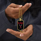 Vein Sniper Phlebotomist Necklace Stainless Steel or 18k Gold Dog Tag 24"-Express Your Love Gifts