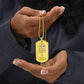 Ten Commandments Chinese Necklace Dog Tag Stainless Steel or 18k Gold w 24" Chain-Express Your Love Gifts