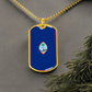 Custom Design Dog Tag Keychain or Necklace - Upload Your Art or Request Design - 316L Stainless Steel - 18K Gold Plated - USA Made Personalized Gift-Express Your Love Gifts