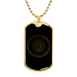Zodiac Signs Zodiac Necklace Stainless Steel or 18k Gold Dog Tag 24" Chain-Express Your Love Gifts