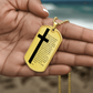 Lords Prayer Polish Ojcze Nasz Necklace Dog Tag Stainless Steel or 18k Gold w 24" Chain-Express Your Love Gifts