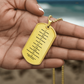 Ten Commandments Tagalog Sampung Utos Necklace Dog Tag Stainless Steel or 18k Gold w 24" Chain-Express Your Love Gifts
