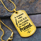 Proverbs 31 Woman of God Necklace Dog Tag Stainless Steel or 18k Gold w 24" Chain-Express Your Love Gifts
