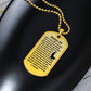 Psalm 23 Portuguese Salmo 23 Necklace Dog Tag Stainless Steel or 18k Gold w 24" Chain-Express Your Love Gifts