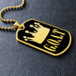 GOAT Greatest of All Time Necklace Dog Tag Stainless Steel or 18k Gold w 24"Chain-Express Your Love Gifts