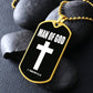 Man of God 1 Timothy 6 Necklace Dog Tag Stainless Steel or 18k Gold w 24" Chain-Express Your Love Gifts