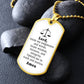 Judge and Lawyer's Prayer Necklace Stainless Steel or 18k Gold Dog Tag 24" Chain-Express Your Love Gifts