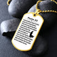 Psalm 23 Polish Psalm Dawida Necklace Dog Tag Stainless Steel or 18k Gold w 24" Chain-Express Your Love Gifts