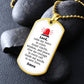 Dispatcher's Prayer Necklace Stainless Steel or 18k Gold Dog Tag 24" Chain-Express Your Love Gifts