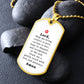 Nurse's Prayer Necklace Stainless Steel or 18k Gold Dog Tag 24" Chain-Express Your Love Gifts