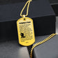 Firefighter's Prayer Dogtag Necklace Dog Tag Stainless Steel or 18k Gold w 24" Chain-Express Your Love Gifts
