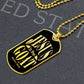 Jesus is the GOAT Matthew 28:18 Necklace Dog Tag Stainless Steel or 18k Gold w 24-Express Your Love Gifts