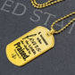Proverbs 31 Woman of God Necklace Dog Tag Stainless Steel or 18k Gold w 24" Chain-Express Your Love Gifts