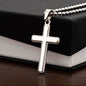 I Can Do All Things Philippians 4:13 Stainless Cross Necklace with Ball Chain-Express Your Love Gifts