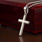 I Can Do All Things Philippians 4:13 Stainless Cross Necklace with Ball Chain-Express Your Love Gifts