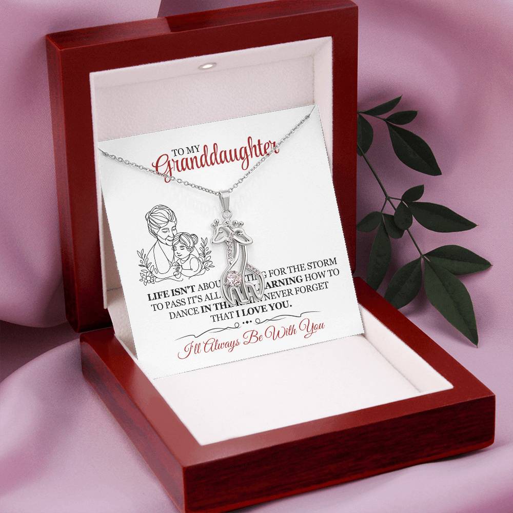 To Granddaughter From Grandma Dance in the Rain-Express Your Love Gifts