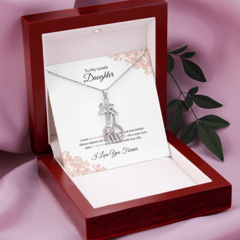 To My Lovely Daughter Lorem Ipsum-Express Your Love Gifts