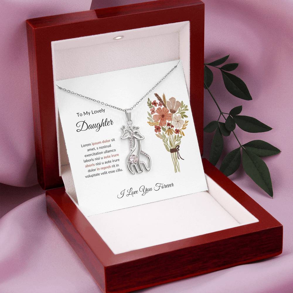 To My Lovey Daughter Lorem Ipsum Flower Bouquet-Express Your Love Gifts