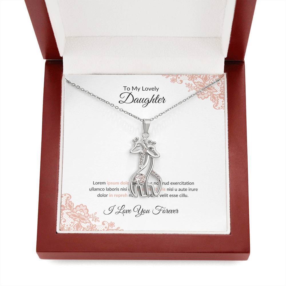 To My Lovely Daughter Lorem Ipsum-Express Your Love Gifts