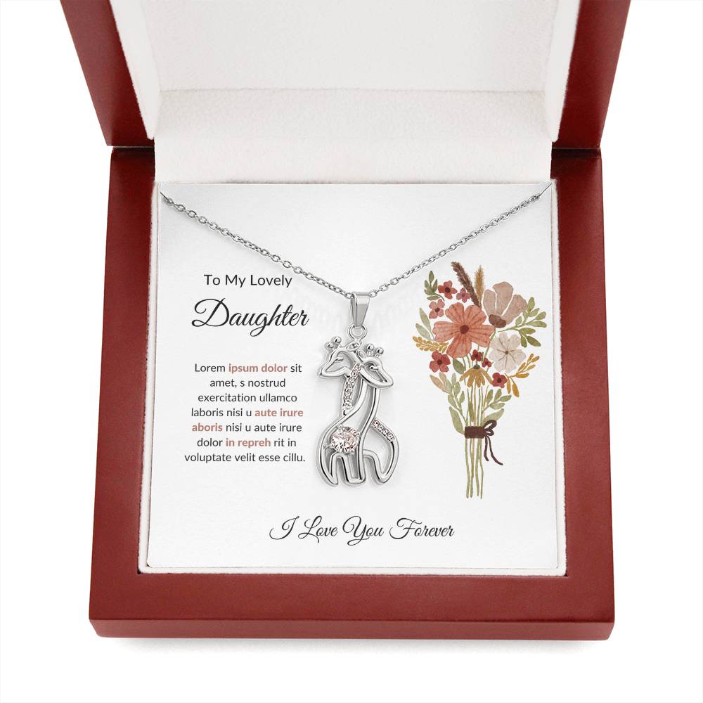 To My Lovey Daughter Lorem Ipsum Flower Bouquet-Express Your Love Gifts
