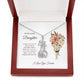 To My Lovey Daughter Lorem Ipsum Flower Bouquet-Express Your Love Gifts