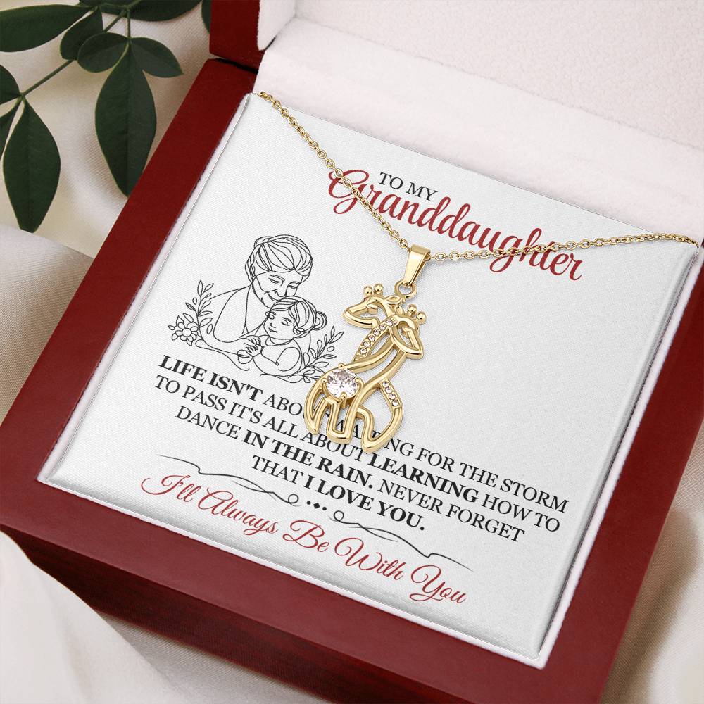 To Granddaughter From Grandma Dance in the Rain-Express Your Love Gifts