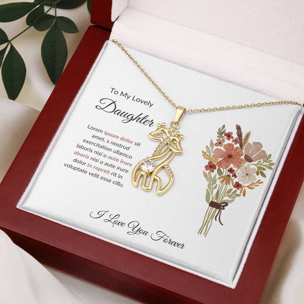 To My Lovey Daughter Lorem Ipsum Flower Bouquet-Express Your Love Gifts
