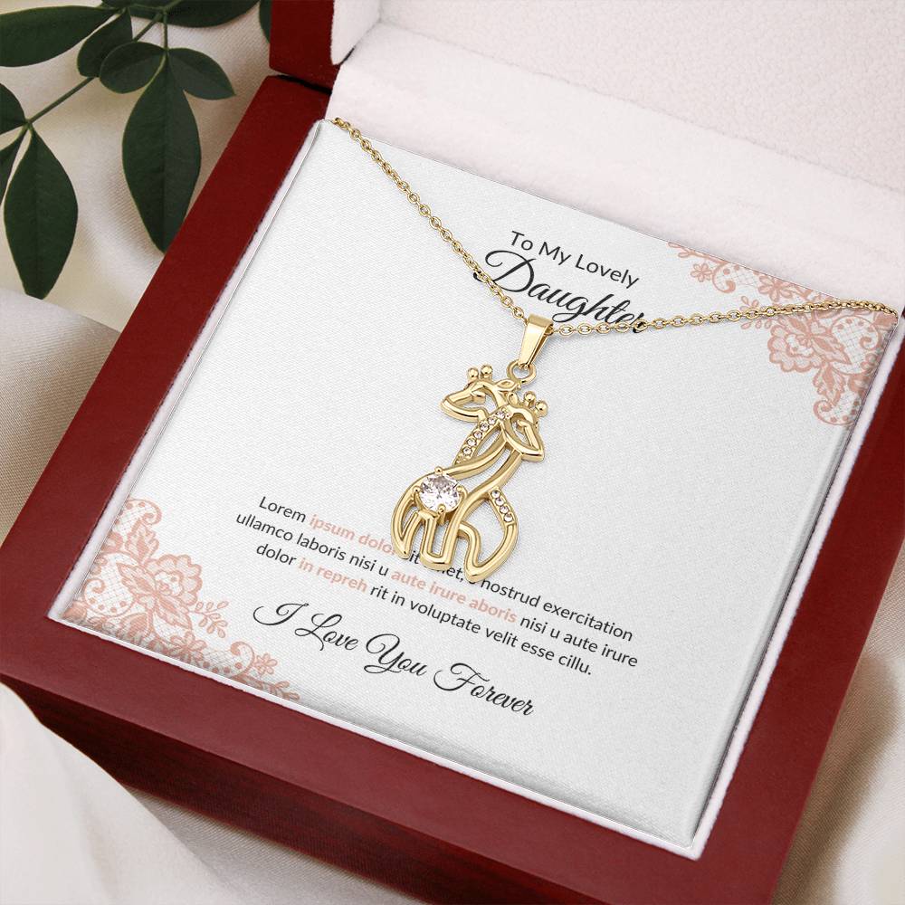 To My Lovely Daughter Lorem Ipsum-Express Your Love Gifts