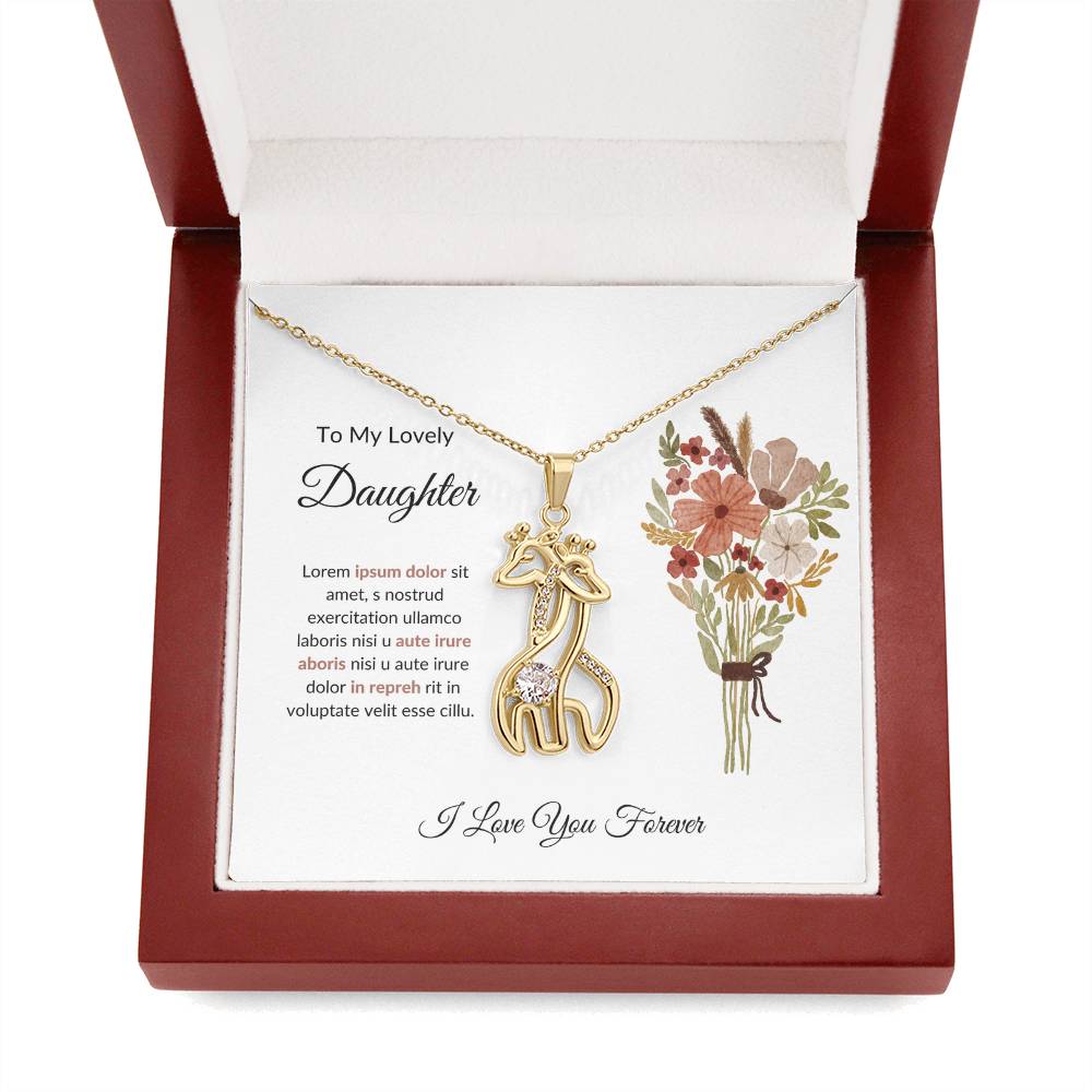 To My Lovey Daughter Lorem Ipsum Flower Bouquet-Express Your Love Gifts
