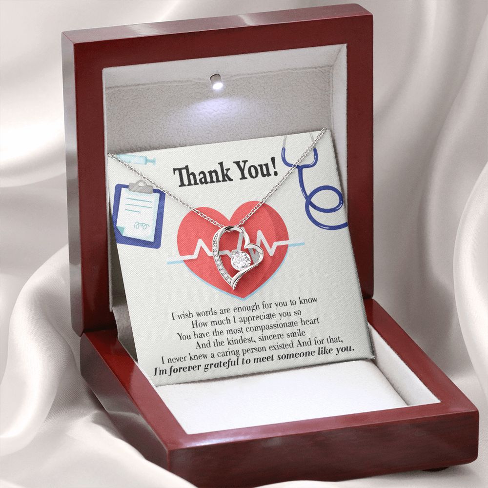 Gift Idea For Medical Staff Forever Necklace w Message Card-Express Your Love Gifts