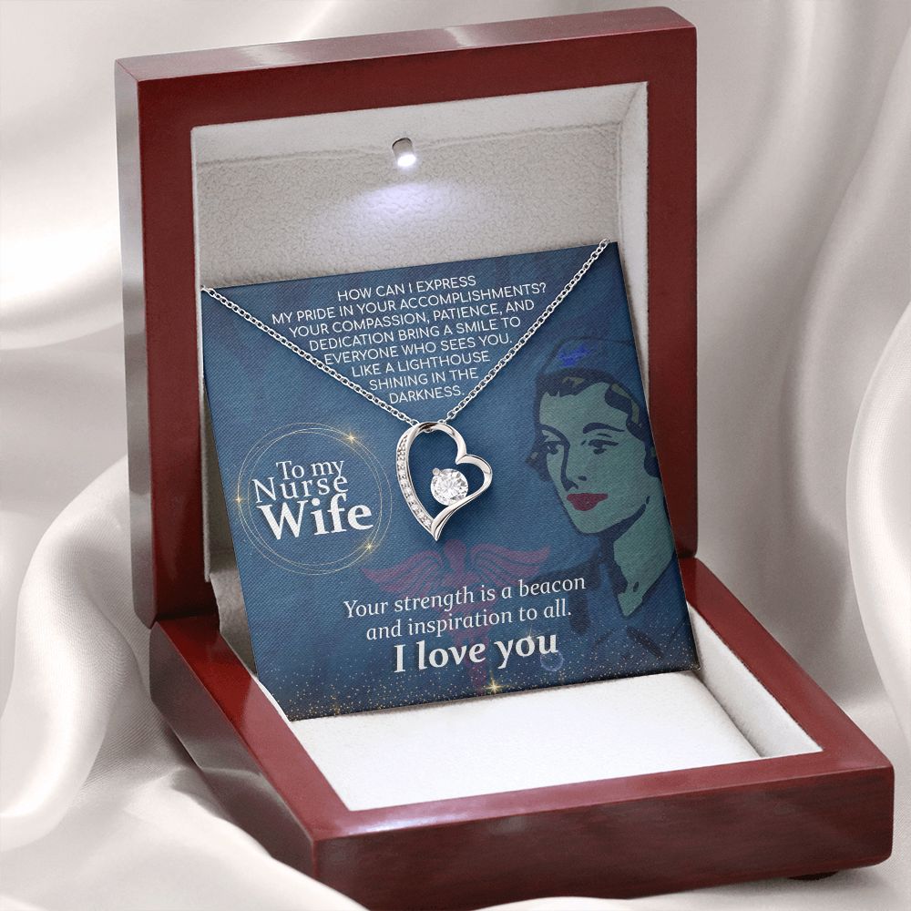 How Can I Forever Necklace w Message Card-Express Your Love Gifts